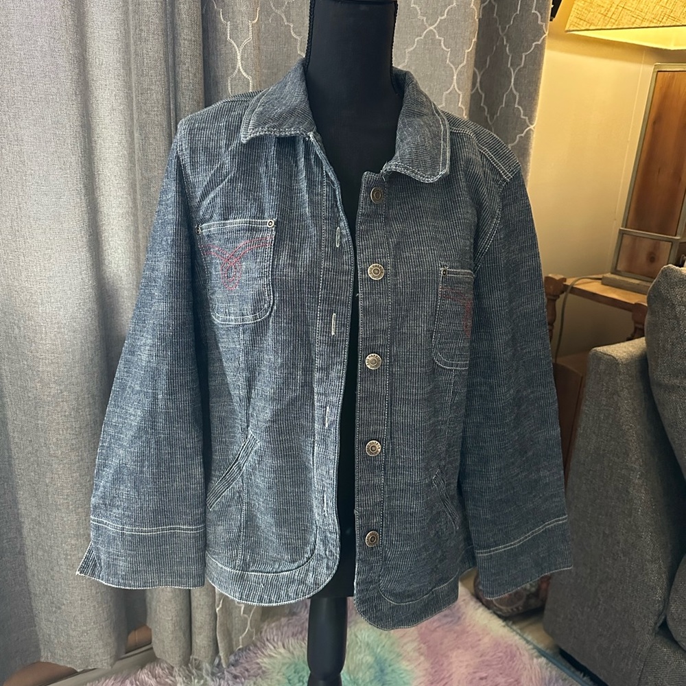 Sag Harbor Jean Jacket size 14.